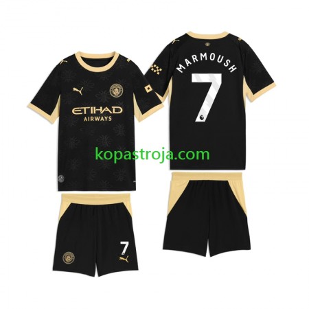 Billiga Fotbollströjor Manchester City Omar Marmoush 7 Barn Borta tröja 2026/27 Kortärmad